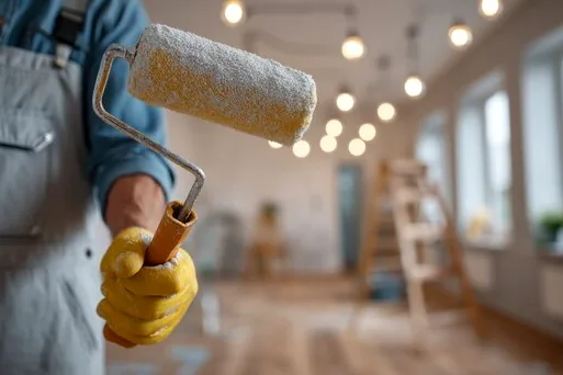 Newport Beach painter ready with a roller